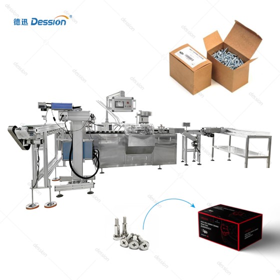 Automatic Cartoning Machine for Screws & Hardware Parts